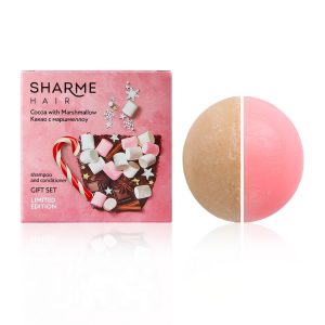 Подарочный набор Sharme Hair «Какао с маршмэллоу» для всех типов волос, 95 г